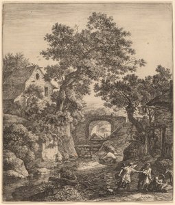 Paysage avec la circoncision du fils de Moïse