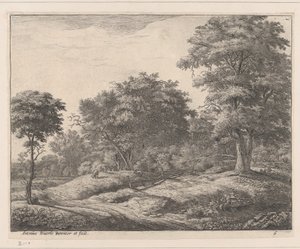 Berger endormi sur une butte, 17e siècle