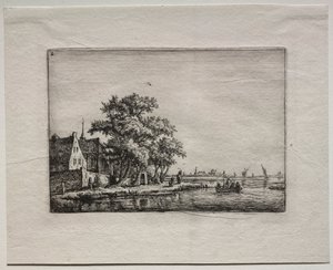 Le cimetière au bord du canal
