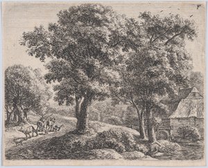 Le Berger et le Moulin - Anthonie Waterloo