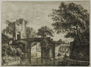 La ville en ruine - Anthonie Waterloo