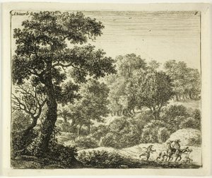 Les deux cavaliers - Anthonie Waterloo