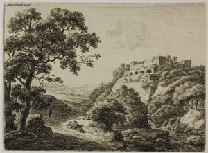 Les voyageurs sur la route - Anthonie Waterloo