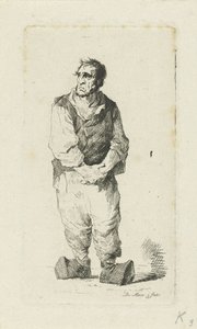 Homme en sabots