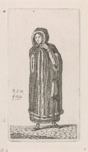 Femme avec manteau - Anthonie Willem Hendrik Nolthenius de Man