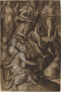 Saint Jean prêchant - Anthonie van Blocklandt