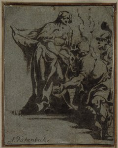 Une scène de la mythologie classique - Anthonis Sallaert