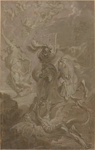 Saint Georges et le Dragon - Anthonis Sallaert