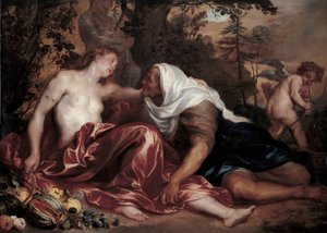 Vertumne et Pomone, vers 1625