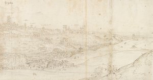 Vue panoramique de Ségovie depuis l