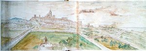 Vue de Tarragone - Anthonis van den Wyngaerde