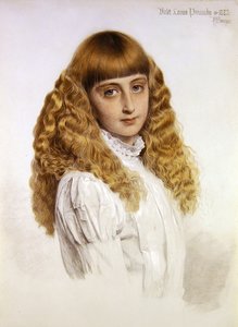 Portrait de Violet Louisa Ponsonby - Anthony Frederick Augustus Sandys
