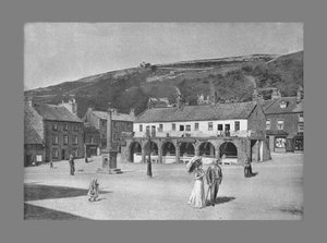 Vieux Shambles et marché, Settle, vers 1900