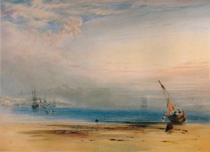 Scarborough depuis la baie, 1850