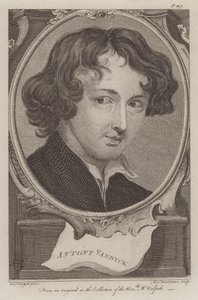 Sir Anthony van Dyck, artiste flamand actif en Angleterre - Anthony van (after) Dyck