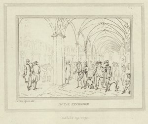 Les cloîtres de la Bourse royale à Londres - Anthony van Assen