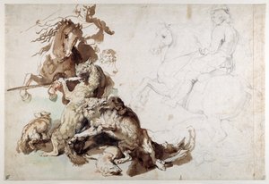 Chasse au loup et au renard (La chasse européenne)