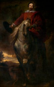 Portrait équestre du peintre Cornelis de Wael - Anthony van Dyck