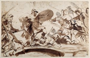 Horatius Coclès défendant le pont du Tibre - Anthony van Dyck