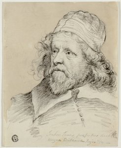 Inigo Jones (recto); Esquisse de tête féminine (verso) - Anthony van Dyck