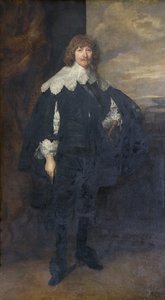 Portrait de William Cavendish, modifié avec une écharpe bleue