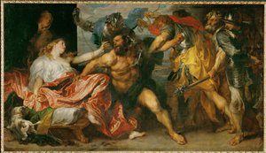 Samson fait prisonnier (peinture sur toile) - Anthony van Dyck