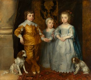 Les trois enfants aînés de Charles Ier - Anthony van Dyck