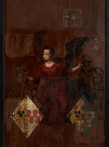 Revers du Portrait de Juan Pardo II et de ses épouses Anna Ingenieulandt et Maria Anchemant