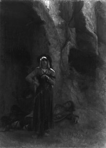 En garde, 1860-1870 - Antoine Auguste Ernest Hebert