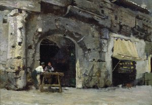 Rome, Boutiques sombres - Antoine Auguste Ernest Herbert or Hebert