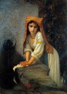 Jeune lavandière