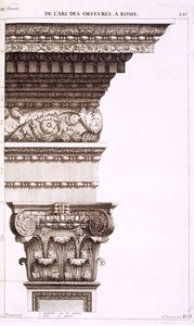 Arc des orfèvres et argentiers, Rome, 1682 - Antoine Babuty Desgodets