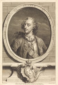 Louis XV, Roi de France - Antoine Benoist after Jakob Christoffel Le Blon after Nicholas Blakey