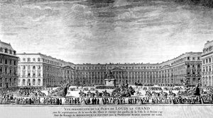 Place de Louis le Grand à Paris - Antoine Benoist or Benoit du Cercle