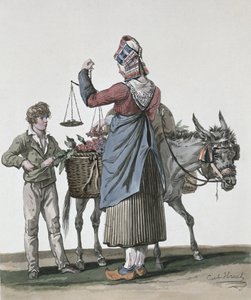Le vendeur de cerises - Antoine Charles Horace Vernet