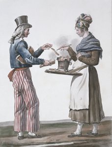 Le vendeur de saucisses - Antoine Charles Horace Vernet