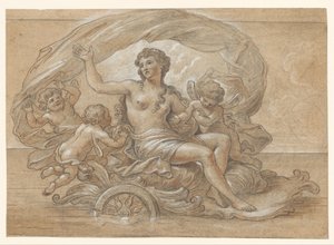 Galatée sur son char marin - Antoine Coypel