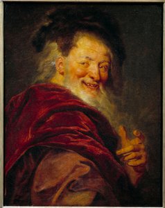 Portrait de Démocrite (460 - 370 av. J.-C.) philosophe grec