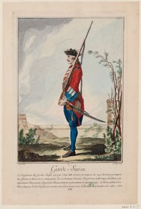 Gardes suisses, 1756