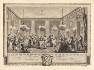 Le bal paré - Antoine Jean Duclos after Augustin de Saint Aubin
