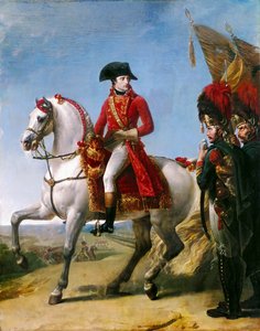 Napoléon Bonaparte, Premier Consul, passant en revue ses troupes après la bataille de Marengo