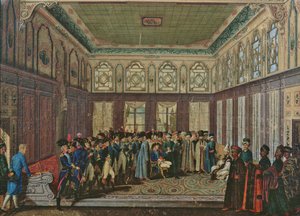 Le général Aubert du Bayet reçu par le grand vizir ottoman à Constantinople en 1796 - Antoine Laurent Castellan