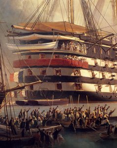 La reine Victoria à Cherbourg le 3 août