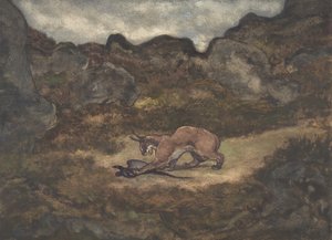 Caracal et faisan