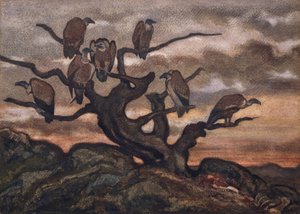 Vautours sur un arbre - Antoine Louis Barye