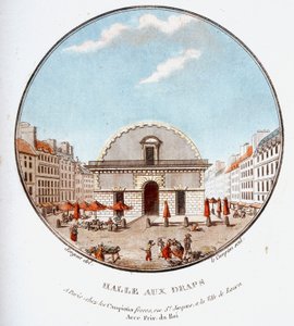 Dans les vues pittoresques des principaux bâtiments de Paris par Sergeant - Antoine Louis Francois Sergent Marceau