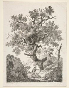 Sans titre [Homme assis près d