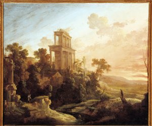 Effet du coucher du soleil - Antoine Pierre the Younger Patel