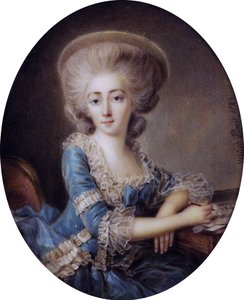 Madame de Montesson (1738-1806), par Antoine Vestier (1740-1824) - Antoine Vestier