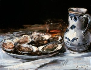 Nature morte avec huîtres, 19e siècle